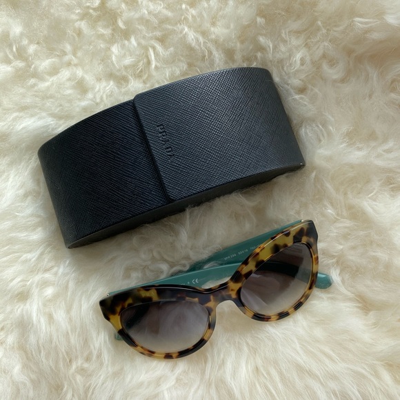 Prada Havana Cateye Tortoise Sunglasses - Picture 1 of 6